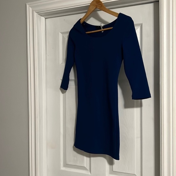 BLUE  DRESS - Picture 1 of 2